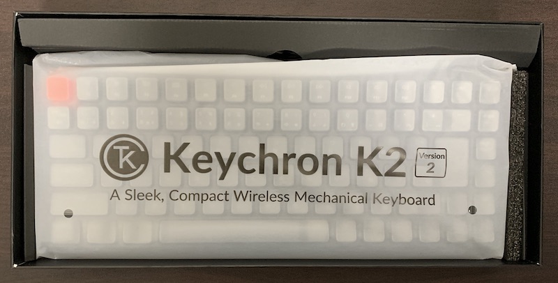 Keychron K2 JIS日本語配列の開封（キーボード本体）