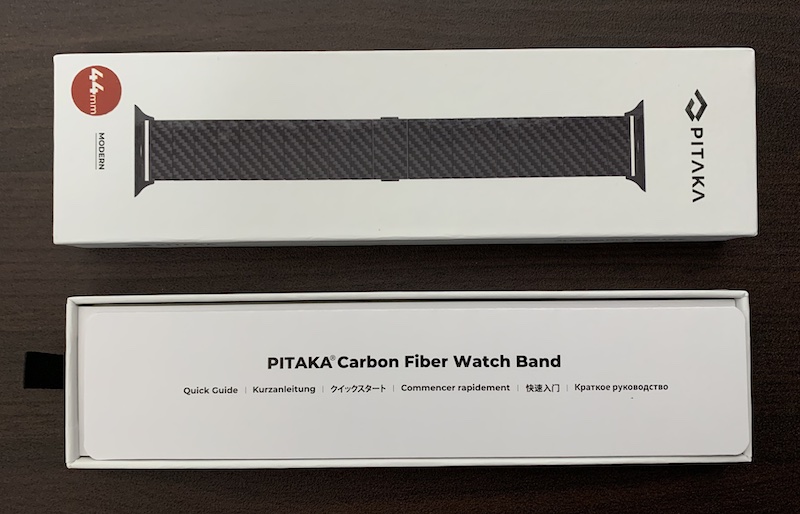 PITAKAのカーボン素材のApple Watch バンドの開封（クイックスタート）