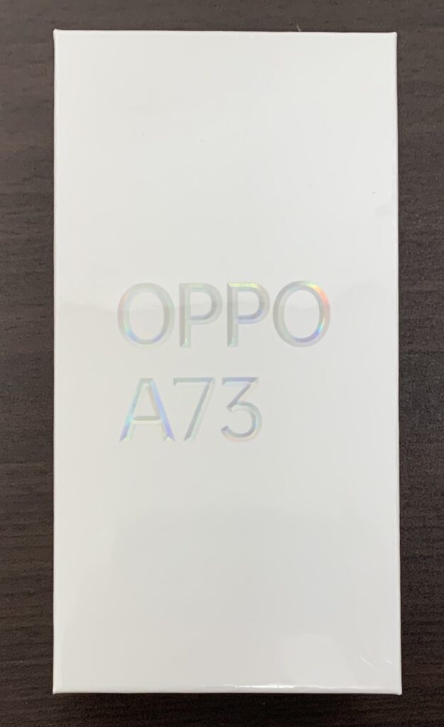 ヨドバシ 2022年福袋（福箱）SIMフリースマホOPPOの夢（OPPO A73パッケージ表側）