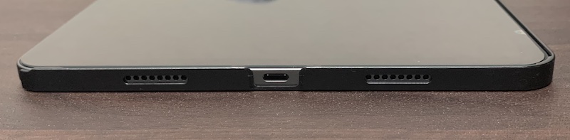 PITAKAのMagEZ Case2 iPad Pro 11インチ 2021年モデル(M1)用の側面下側