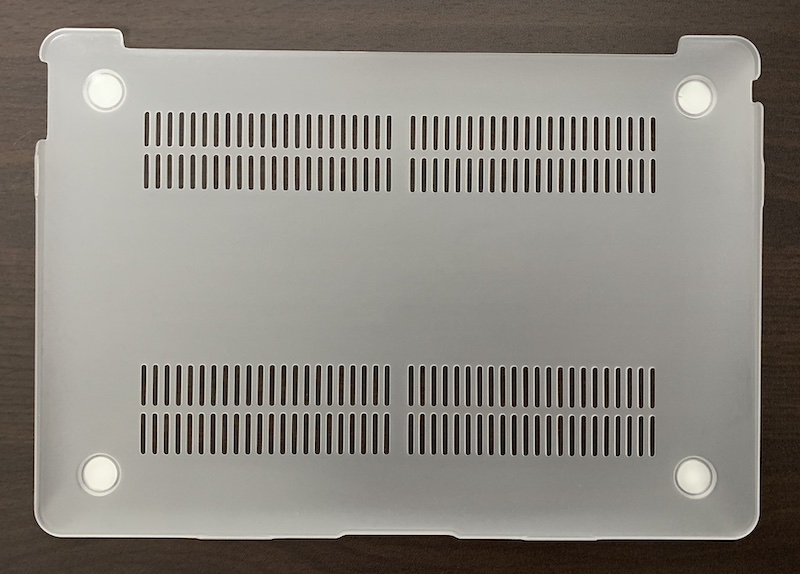 M1 MacBook Air用の薄型クリアケース（カバー）の底面用（内側）