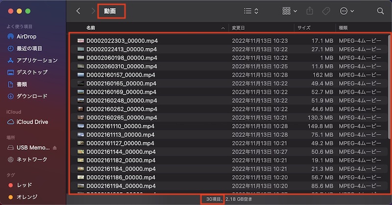 【4DDiG Duplicate File Deleter（Mac）】で残った動画ファイル