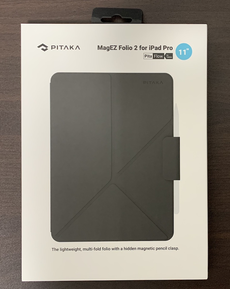 PITAKA「MagEZ Folio 2 for iPad Pro」のパッケージ表側