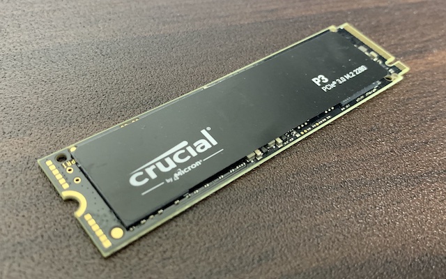 CrucialのNVMe SSD「CT1000P3SSD8JP」