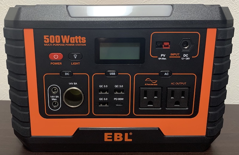 ポータブル電源「EBL Portable Power Station 500W」が地震防災で役立つポイント