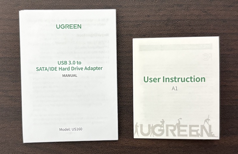 内蔵ディスクやドライブをUSB接続できるUGREENの「SATA・IDE変換アダプタ」