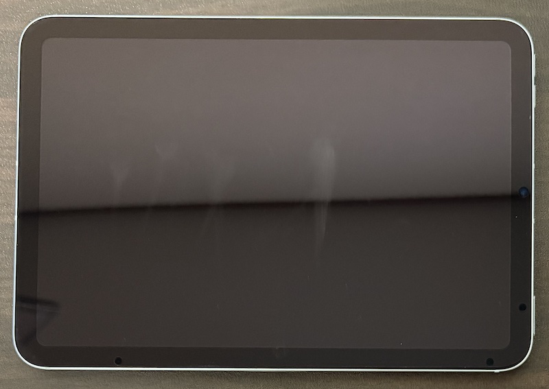 iPad mini(A17 Pro)用 PDA工房の黒影（AR低反射光沢）画面フィルム