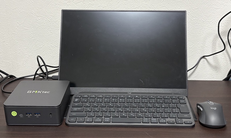 GMKtecのミニPC「G11」をセットアップ