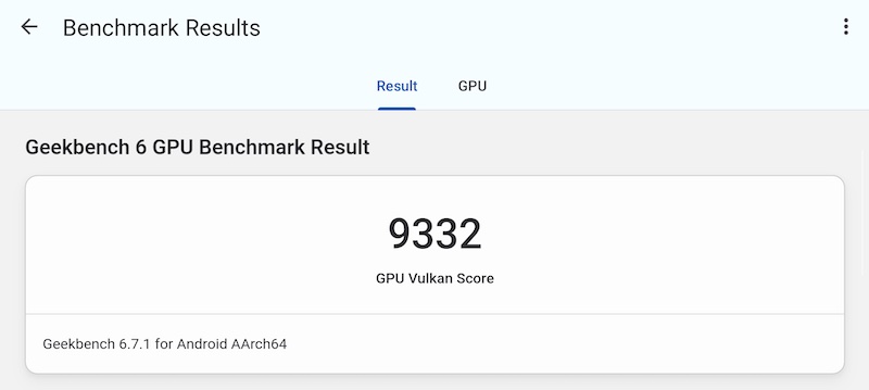 Android搭載の携帯ゲーム機 AYN「Odin2 Portal」の性能計測「GeekBench 6」