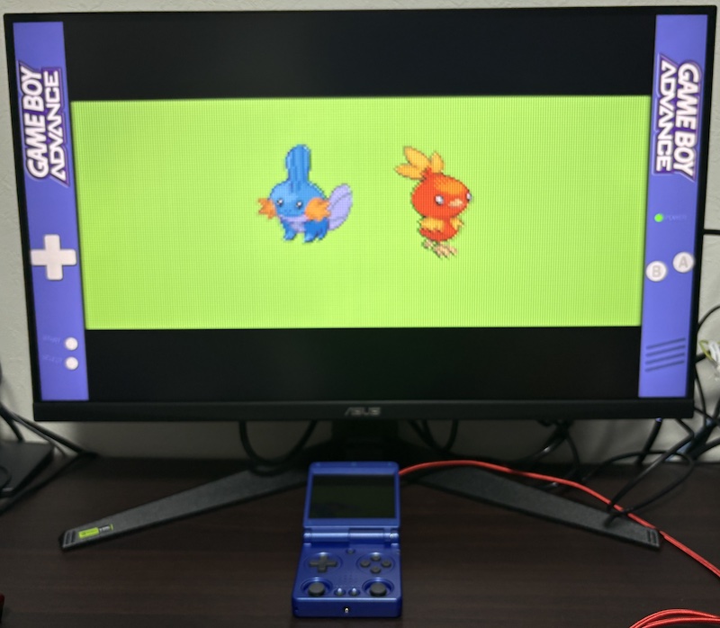 ゲームボーイアドバンス SPに似たANBERNICの携帯ゲーム機「RG 34XXSP」